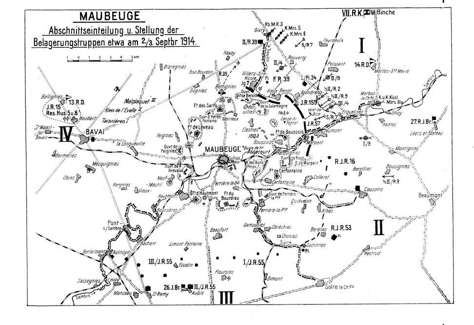 Le VIIe corps d’armée de réserve du général Hans von Zwehl devant Maubeuge du 25 août au 8 septembre 1914.