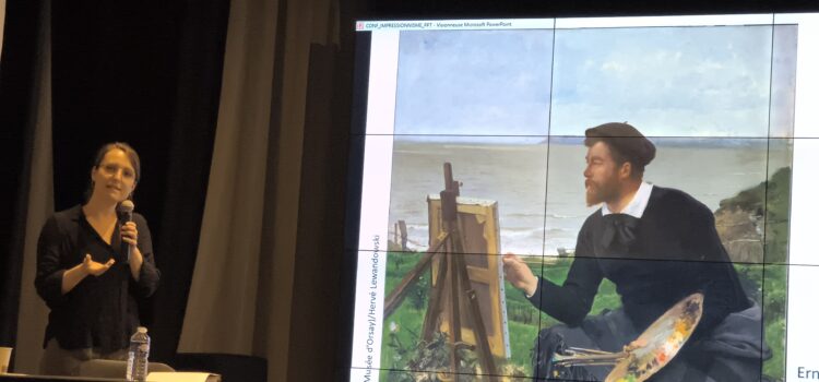 « Vous avez dit impressioniste » – Lauren Brouillard, directrice du musée Henri Boëz – responsable des collections municipales de la Ville de Maubeuge.